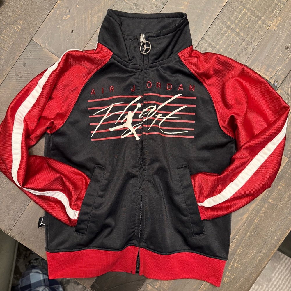 Jordan Kids' Black and Red Jacket